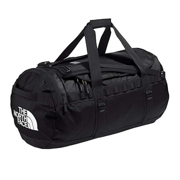 The North Face Base Camp Duffel M - TNF Black/TNF White-NPF 53R (3/4 Front)