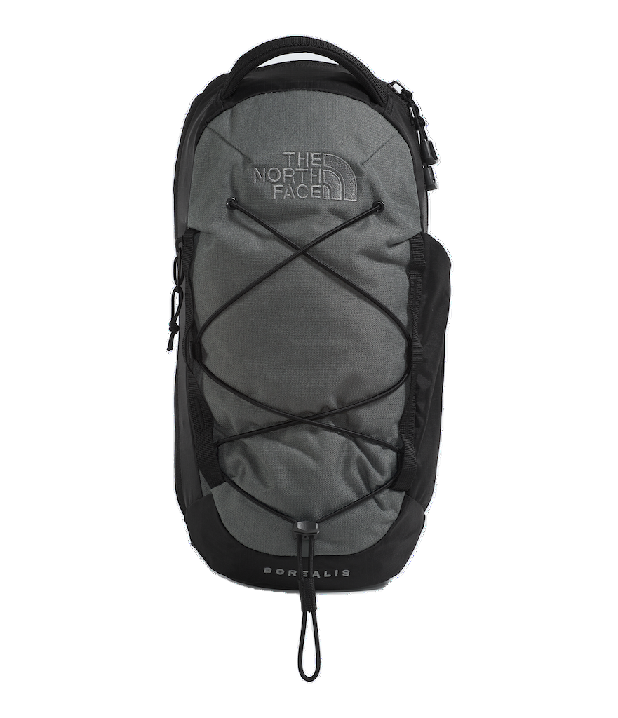 north face gray backpack The North Face Borealis Sling - Asphalt Grey YLM