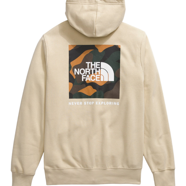 The North Face Box NSE Pullover Hoodie - Gravel/Multi 8X2 (Back)