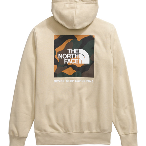 The North Face Box NSE Pullover Hoodie - Gravel/Multi 8X2 (Back)