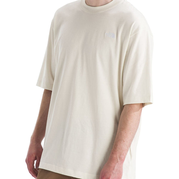The North Face Eseential Simple Dome Oversized SS Tee - White Dune QLI Front