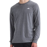 The North Face Evolution Box NSE L/S Tee - Mid Grey QI1 Front