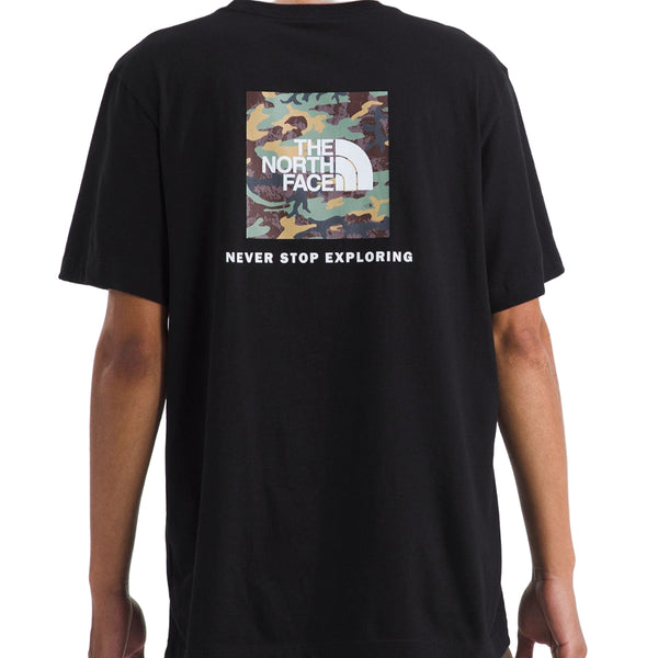 The North Face Evolution Box Camo Fill S/S Tee - TNF Black JK3 Back