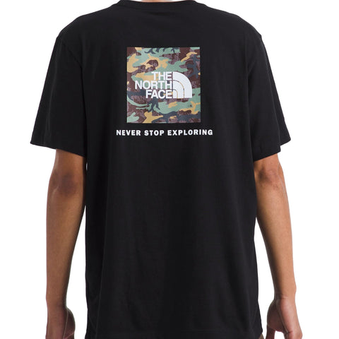 The North Face Evolution Box Camo Fill S/S Tee - TNF Black JK3 Back