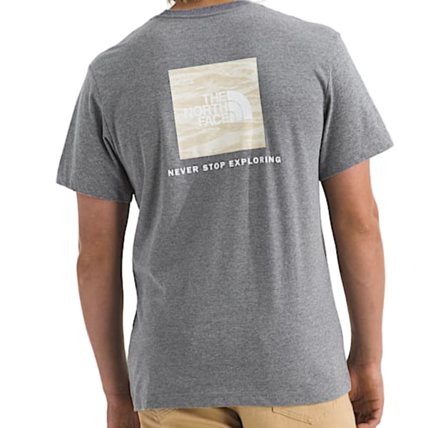 The North Face Evolution Edge of Light Box NSE S/S Tee - TNF Mid Grey CQI Back