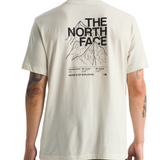 The North Face Evolution Half Dome Mountain S/S Tee - White Dune QLI Back