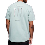 The North Face Evolution Sketch Logo Graphic S/S Tee - Slate Moss BQ1 Back