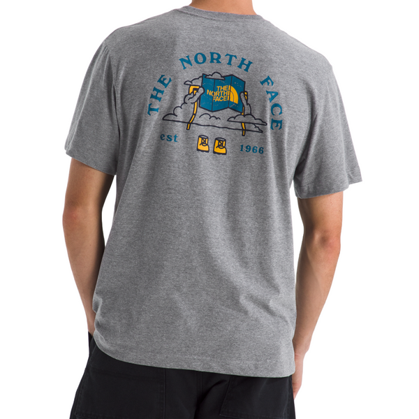 The North Face Evolution Sky Cloud S/S Tee - TNF Grey Heather CQI Back