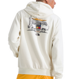 The North Face Evolution Van Life Graphic Hoodie - White Dune QLI Back