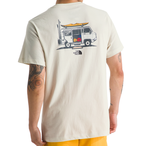 The North Face Evolution Van Life S/S Tee - White Dune QLI Back