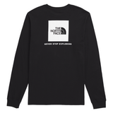 The North Face L/S Box NSE Tee - TNF Black/TNF White KY4 Back