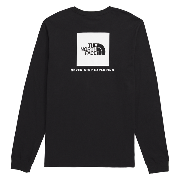 The North Face L/S Box NSE Tee - TNF Black/TNF White KY4 Back