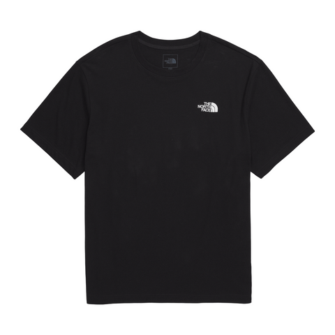 The North Face Evolution Box Fit S/S Tee - Black/White KY4 Front