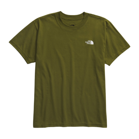The North Face Evolution Box Fit S/S Tee - Olive/White TOE Front