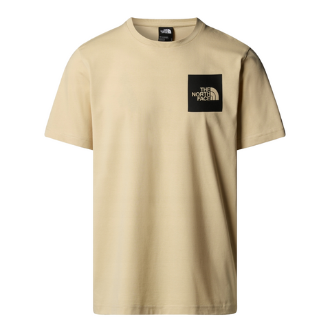 The North Face Fine S/S Tee - Gravel 3X4 Front