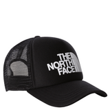 The North Face TNF Logo Trucker Hat - TNF Black/TNF White KY4 Front