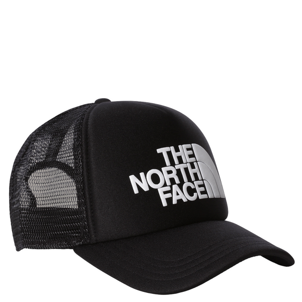 The North Face TNF Logo Trucker Hat - TNF Black/TNF White KY4 Front
