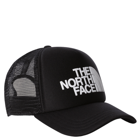 The North Face TNF Logo Trucker Hat - TNF Black/TNF White KY4 Front