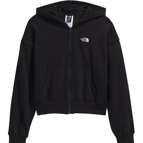The North Face Women's Evolution Full Zip Hoodie - TNF Black NPF 4H0 Front