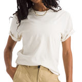 The North Face Women's Core Box NSE S/S Tee - White Dune QLI Front