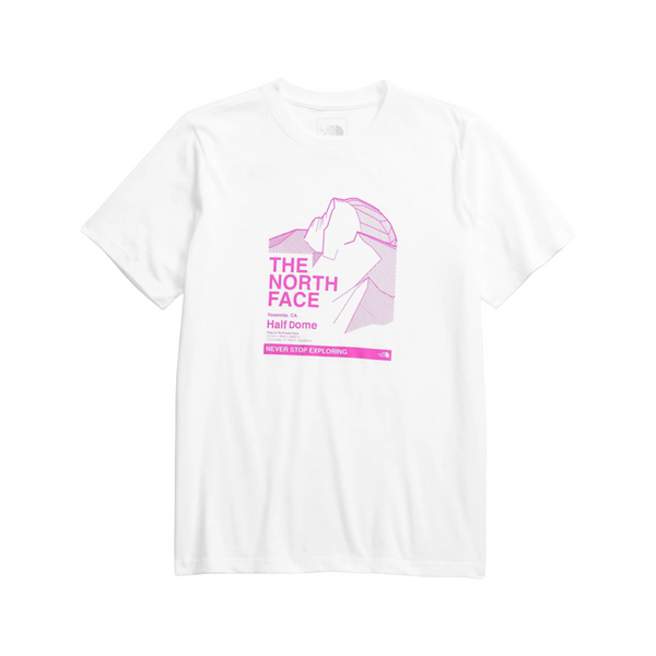 The North Face Women's Places We Love S/S Tee - TNF White/Violet IH1 Front