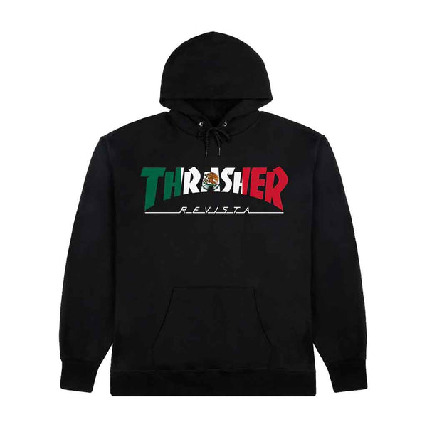 Thrasher Mexico Revista Hoodie - Black