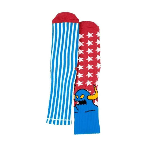 Toy Machine American Monster Sock - Blue