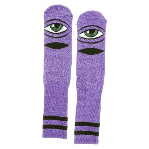 Toy Machine Heather Sect Eye Sock - Purple
