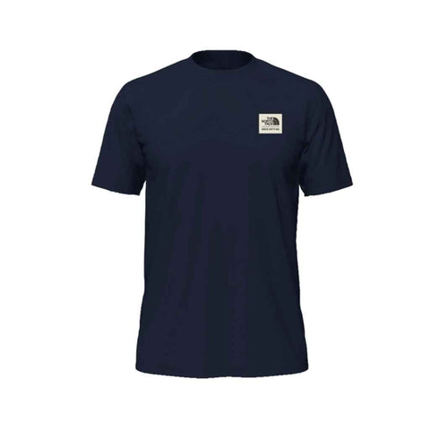 The North Face Heritage Patch Heather Tee -  Summit Navy Heather 8P6