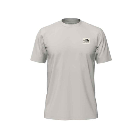 The North Face Heritage Patch Heather Tee -  White Dune Heather QMO