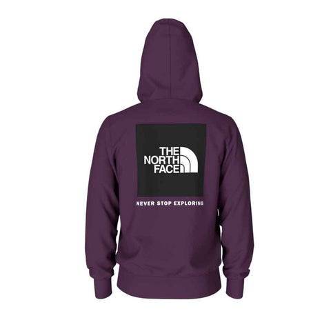 The North Face Box NSE Pullover Hoodie - Black Currant Purple V6V