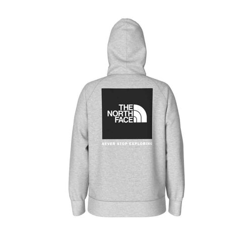 The North Face Women's Box NSE Pullover Hoodie - Light Grey/Black G4U