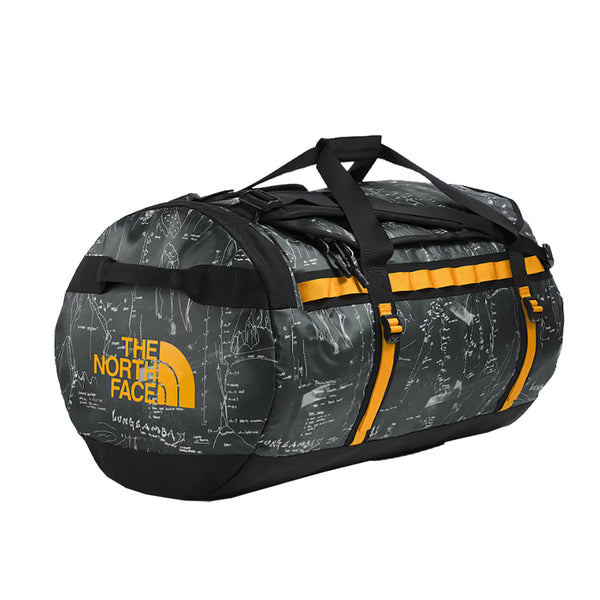 The North Face Base Camp Duffel L - Anthracite Grey Conrad Topo Print/Summit Gold -side-