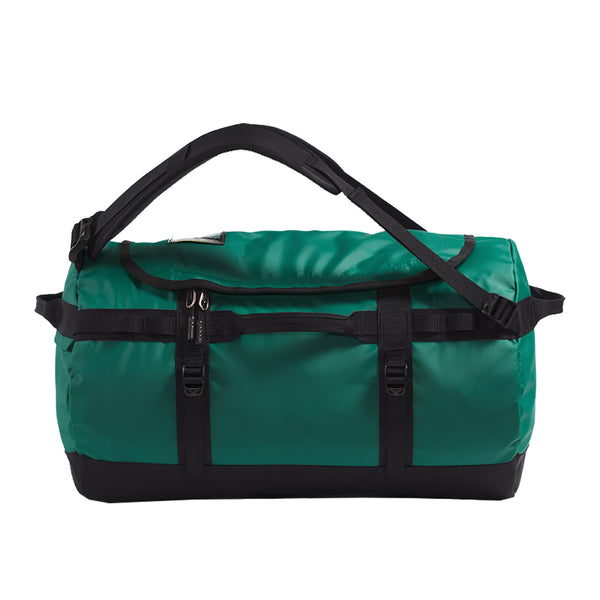 The North Face Base Camp Duffel S - Evergreen/TNF Black -front-