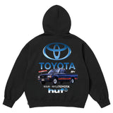 Huf x Toyota TRD Toyota Hi Lux PO Hoodie - Black Back