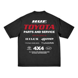 Huf x Toyota TRD Toyota Original S/S Tee - Black Back