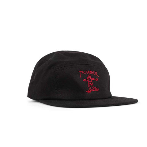 Thrasher Gonz 5 Panel Hat - Black/Red