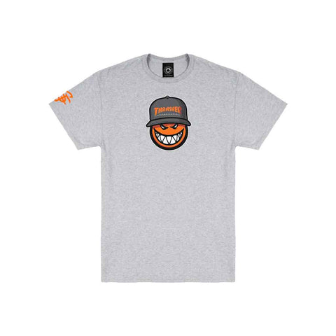 Thrasher x Spitfire SF Loc S/S Tee - Sport Grey
