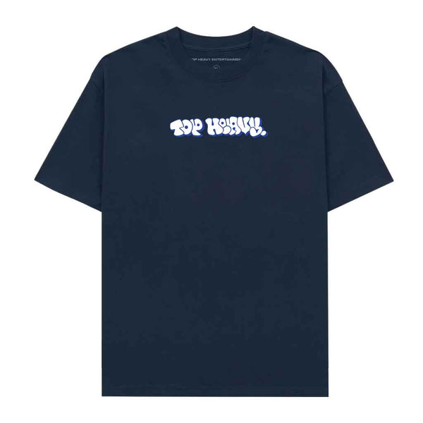 Top Heavy Throwie S/S Tee - Navy/Blue/White