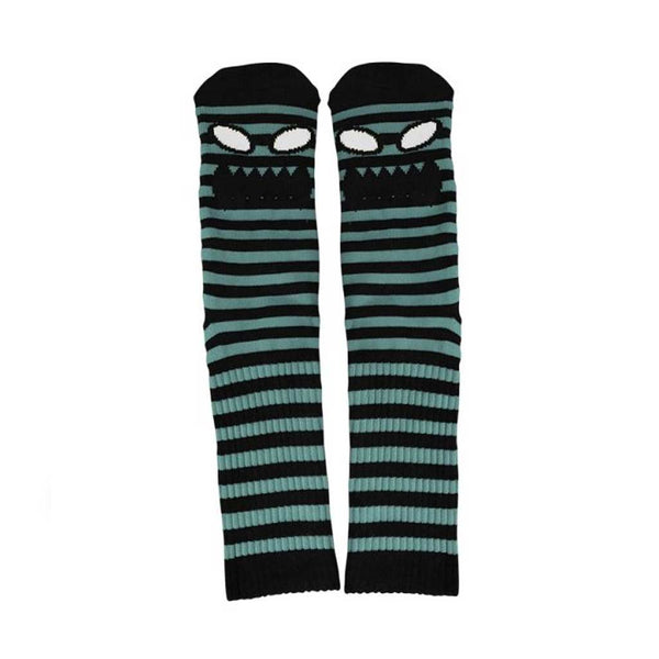 Toy Machine Monster Face Mini Stripes Crew Sock - Slate