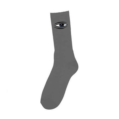 Toy Machine Sect Eye Emb Sock - Grey