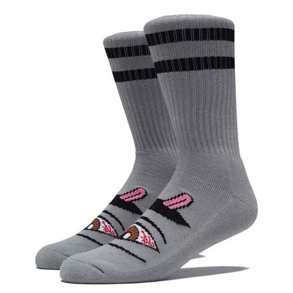 Toy Machine Bloodshot Eye Sock - Grey