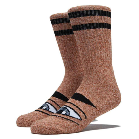 Toy Machine Heather Sect Eye Sock - Brown