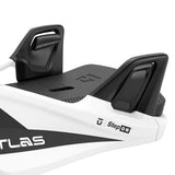 White and black step-on platform with 'Atlas' branding on a white background