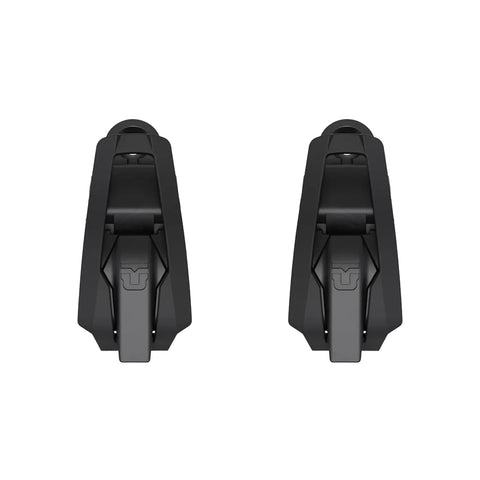 A pair of black union magnesium ankle ratchets