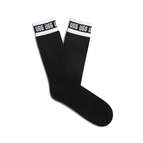 Ugg Graphic Crew Socks - Black