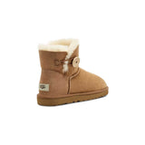 Ugg Women's Mini Bailet Button II Boot - Chestnut4