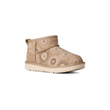 Ugg Kid's Classic Ultra Mini Stitch - Mustard Seed Front