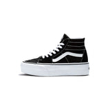 Vans Women's Sk8-Hi Tapered Stackform - Black/White 01