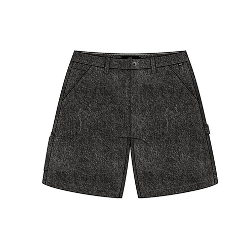 Vans Drill Chore Loose Denim Short - Stonewash Black
